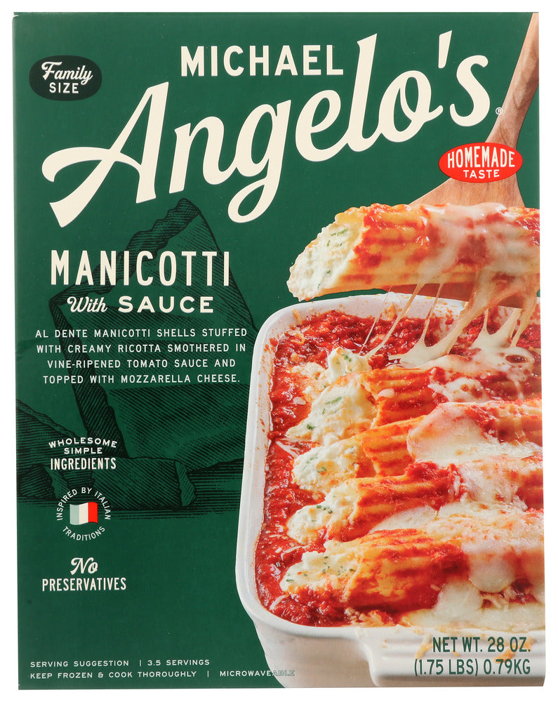 Michael Angelo’S Manicotti W Sauce