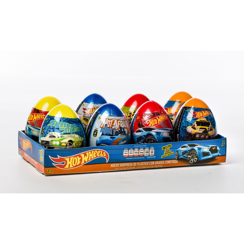 18365 – Bondy Surprise Egg, Hot Wheels – 8ct/5g – BOX: 15 Pkg
