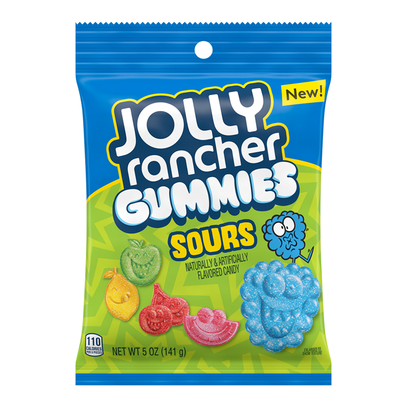 Original, Green Apple, Blue Raspberry, Cherry, Grape & Watermelon Soft & Chewy Gummies Candy,