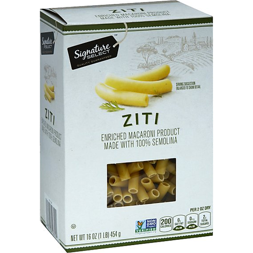 Enriched Macaroni Product, Ziti