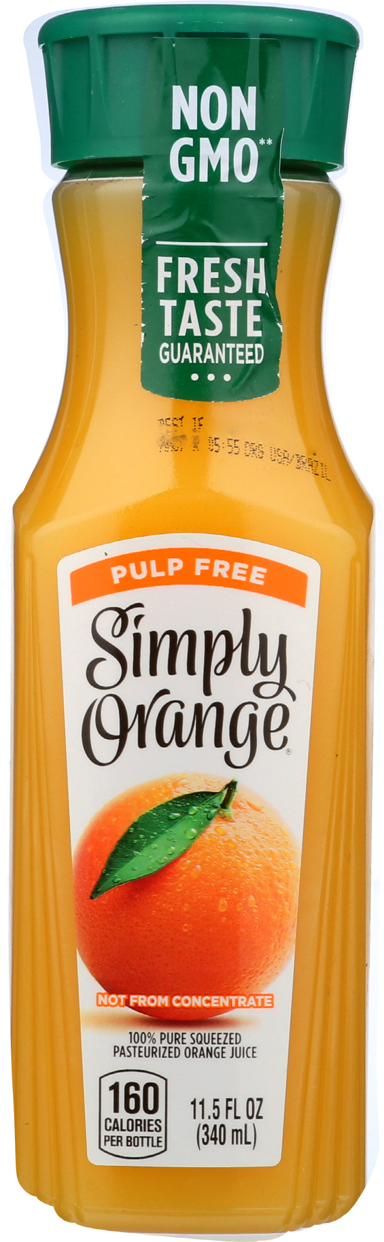 Photo of Simply Orange Pulp Free Juice Bottle, 11.5 Fl Oz