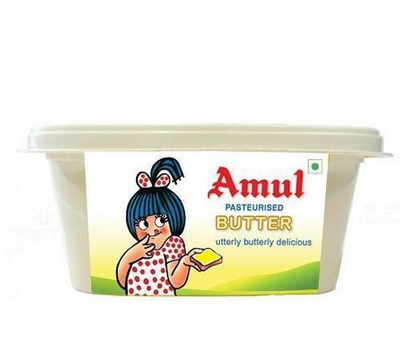 Amul Pasteurised Butter Utterly Butterly Delicious 50G — EAN ...