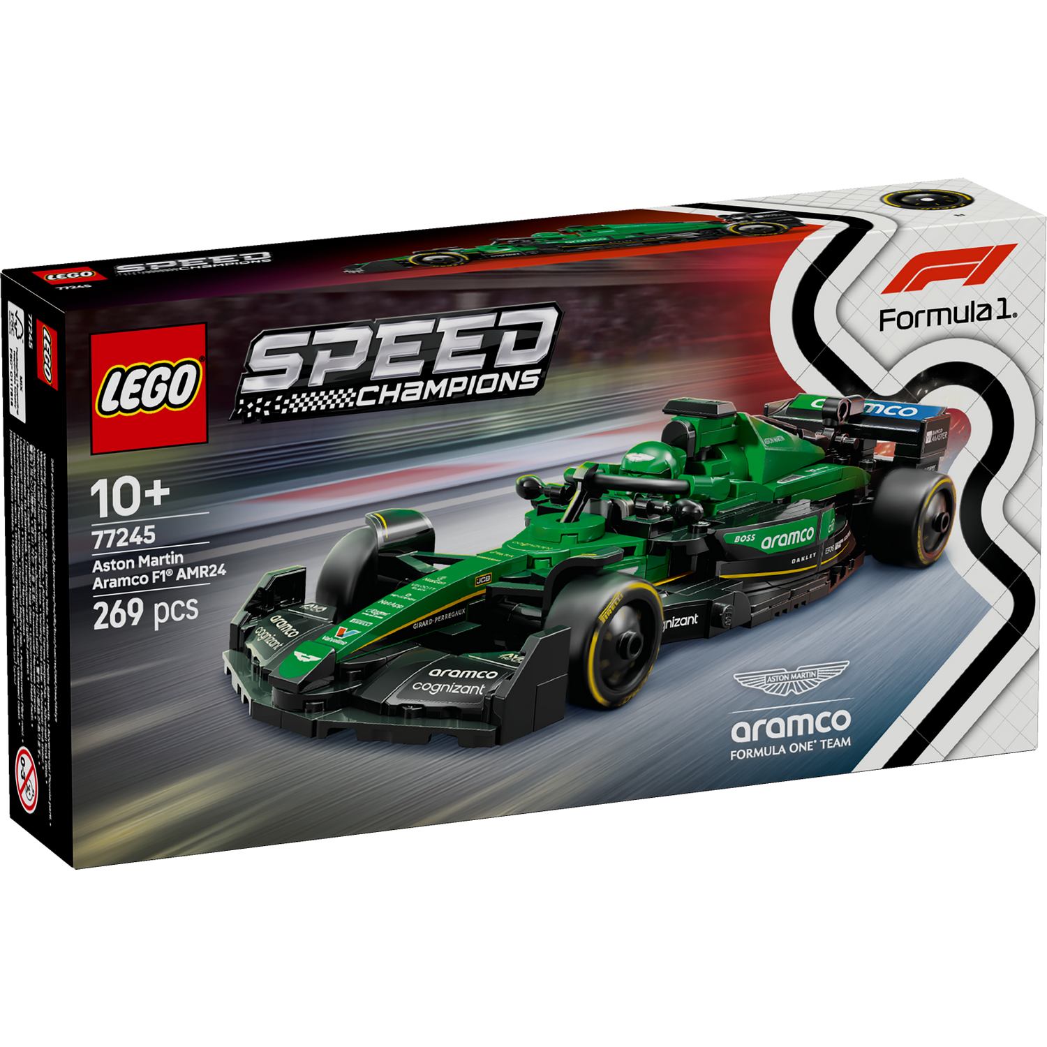 Lego Speed Champions Aston Martin Aramco F1 AMR24 Race Car 77245