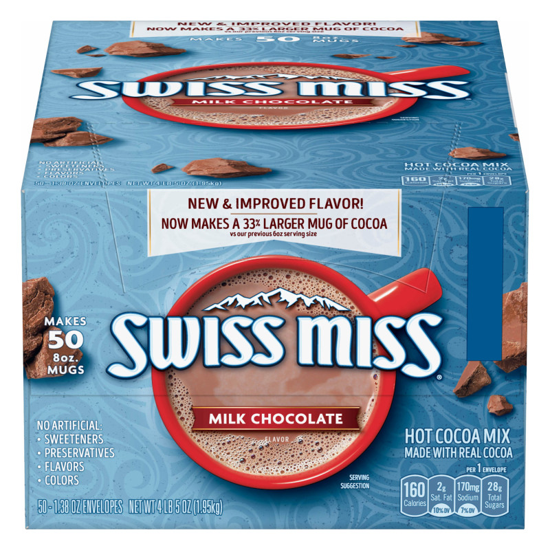 Photo of Swiss Miss Hot Cocoa Mix, Milk Chocolate Flavor