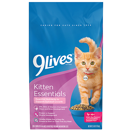 9Lives 9 Lives With The Flavors Of Chicken & Ocean Fish Cat Food 2.5 Lb