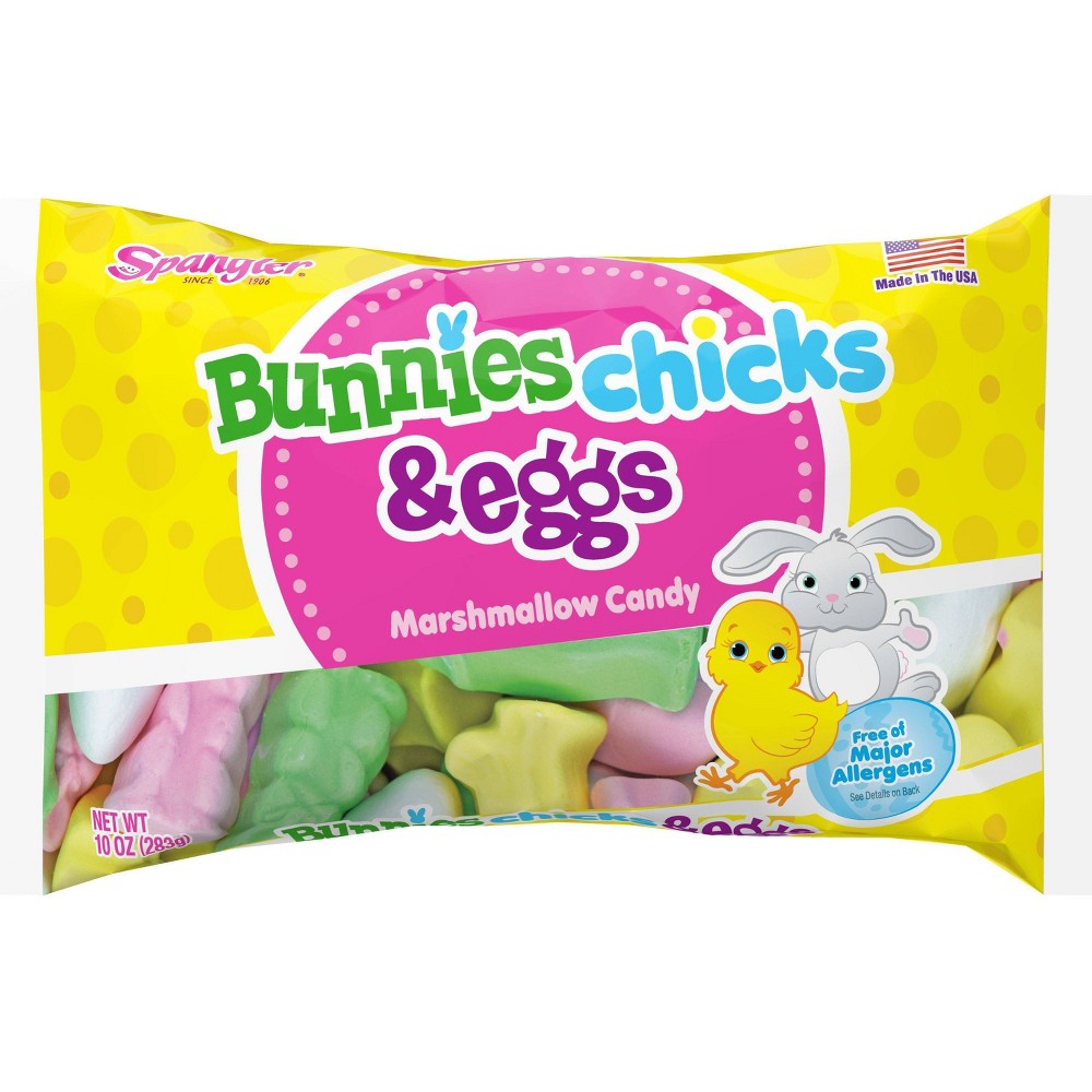 Photo of Spangler Marshmallow Candy, Bunnies, Chicks & Eggs 10 Oz