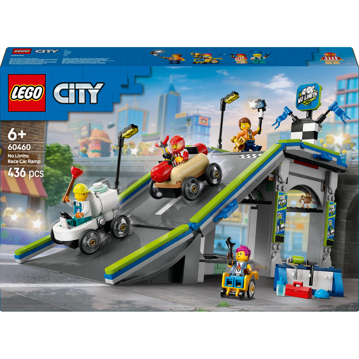 Lego City No Limits: Race Car Ramp Track 60460
