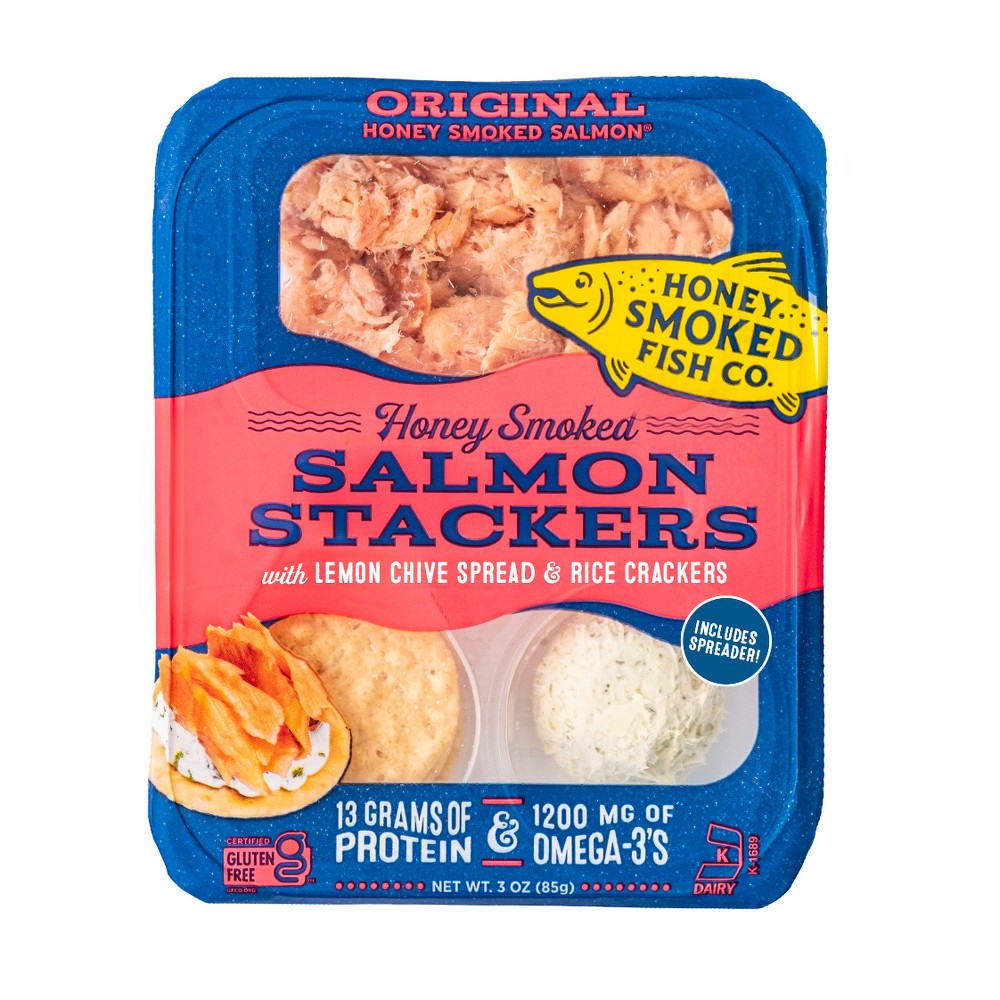 Photo of Honey Smoked Fish Co. Salmon Stackers Original - 3oz