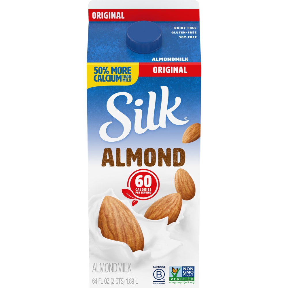 Silk Almond Milk, Original, 1.89 L