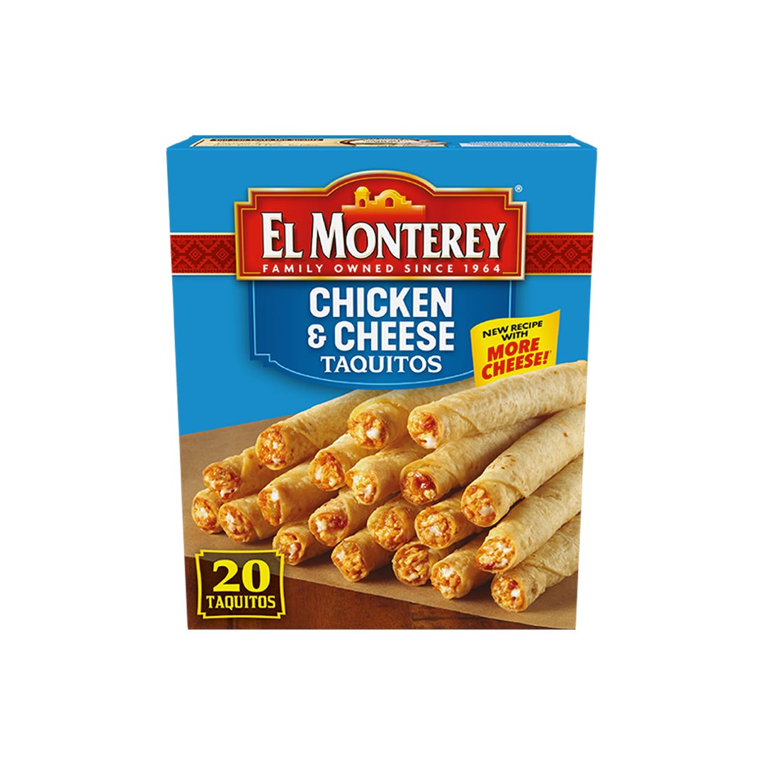 Photo of El Monterey Frozen Chicken And Cheese Taquitos - 20oz/20ct