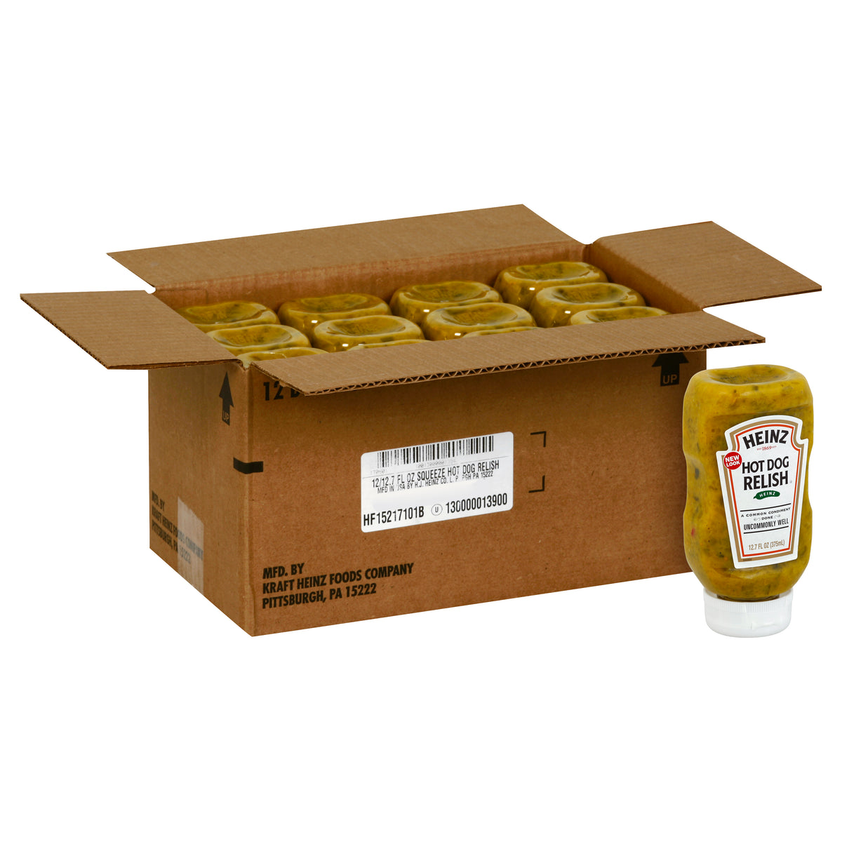 Photo of Heinz Hot Dog Relish, 12.7 Fl Oz Bottle