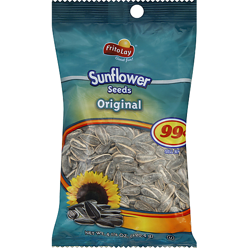 Sunflower Seeds Original 4.25 Ounce Plastic Bag