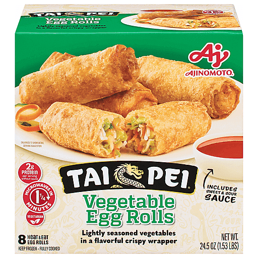 Photo of Tai Pei Vegetable Egg Rolls - 24.5 Ounce