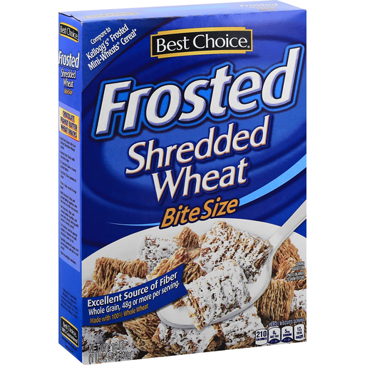 Frosted Shredded Wheat Bite Size Cereal, Frosted Shredded Wheat
