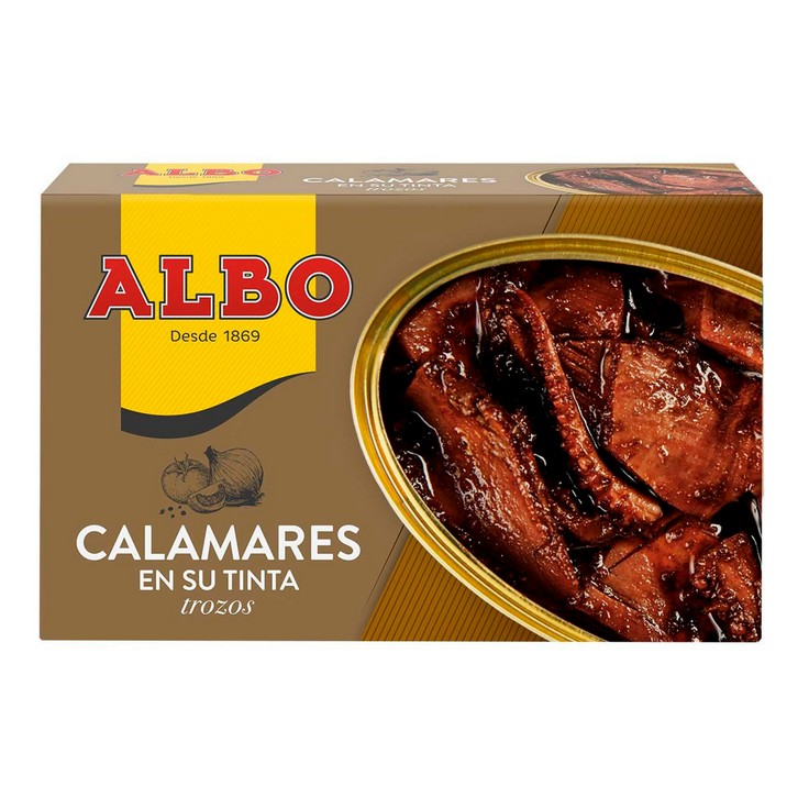 CALAMAR ALBO TROZOS EN SU TINTA OL-120