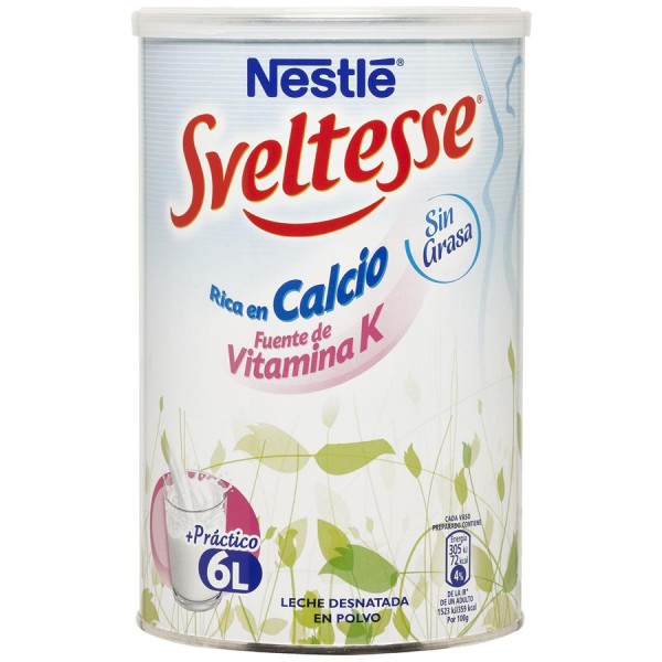 LECHE POLVO BIO CALCIO SVELTESSE 600 GR