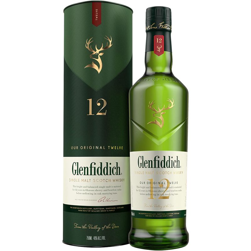 WHISKY MALTA GLENFIDDICH 70 CL ESTUCHADO
