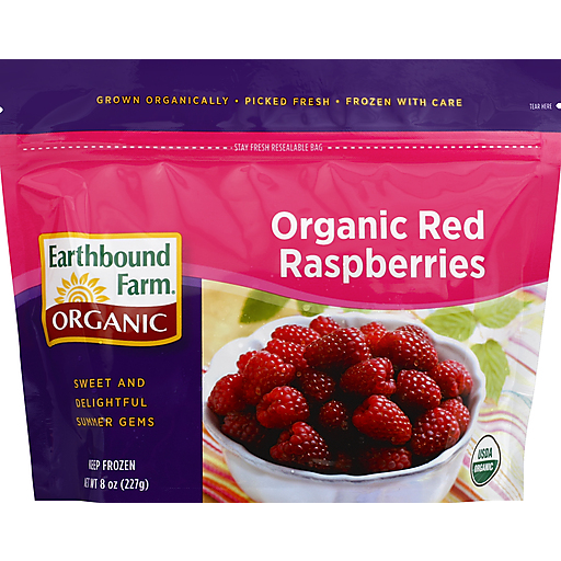 Organic Red Raspberries
