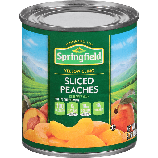 Yellow Cling Sliced Peaches in Heavy Syrup