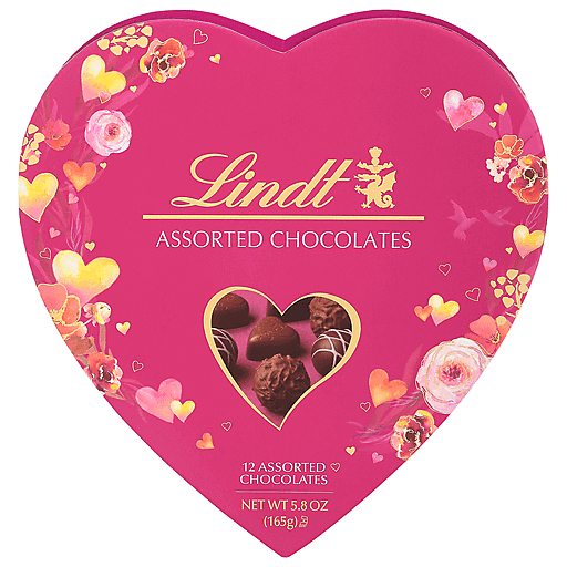 Photo of Lindt Valentine's Assorted Chocolates Heart - 5.8oz