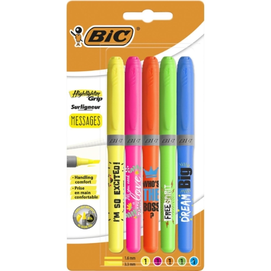 Photo of Bic Highlighter Grip Decor