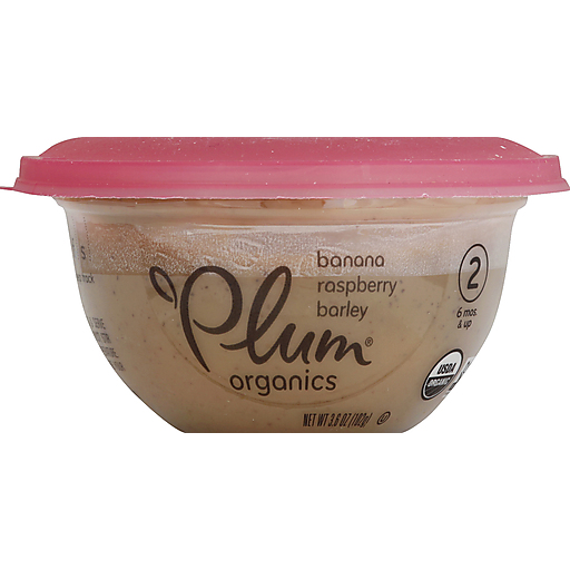 Plum Baby Baby Food Banana Raspberry Barley