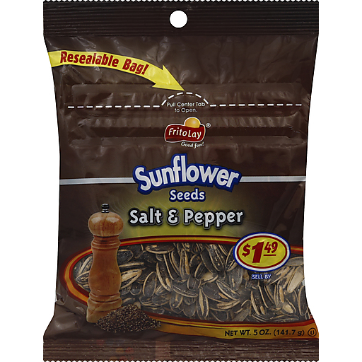 Salt & Pepper Sunflower Seeds, Salt & Pepper