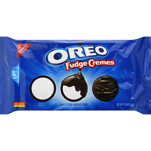 Oreo Fudge Cremes Cookies 11.3 Oz