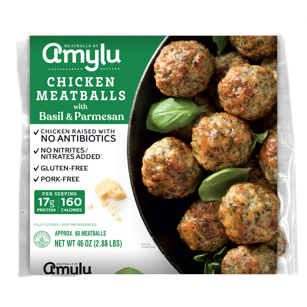 Amylu Abf Chicken Meatballs With Parmesan & Basil