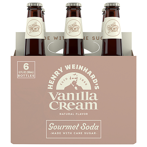 Photo of Henry Weinhard's Gourmet Soda, Vanilla Cream, 6 Pack