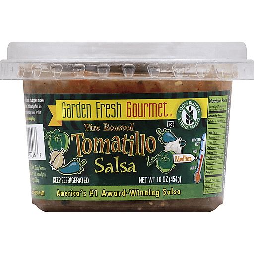 Medium Fire Roasted Tomatillo Salsa
