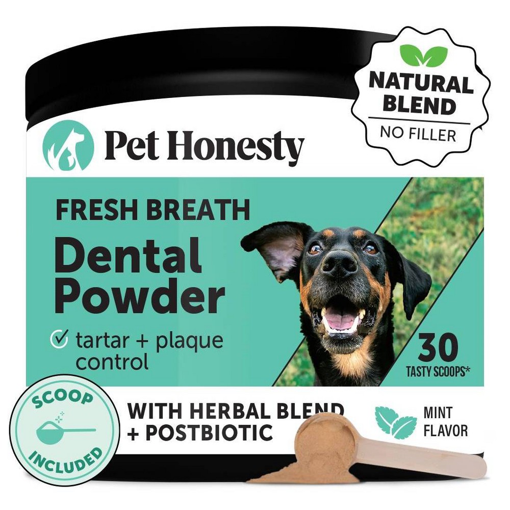 Pet Honesty Fresh Breath Dental Powder Mint Flavor For Dogs - 5.29oz