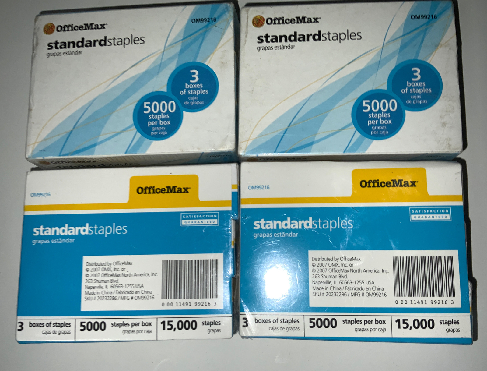 Photo of Office Max Standard Staples 5 Boxes Of 5,000