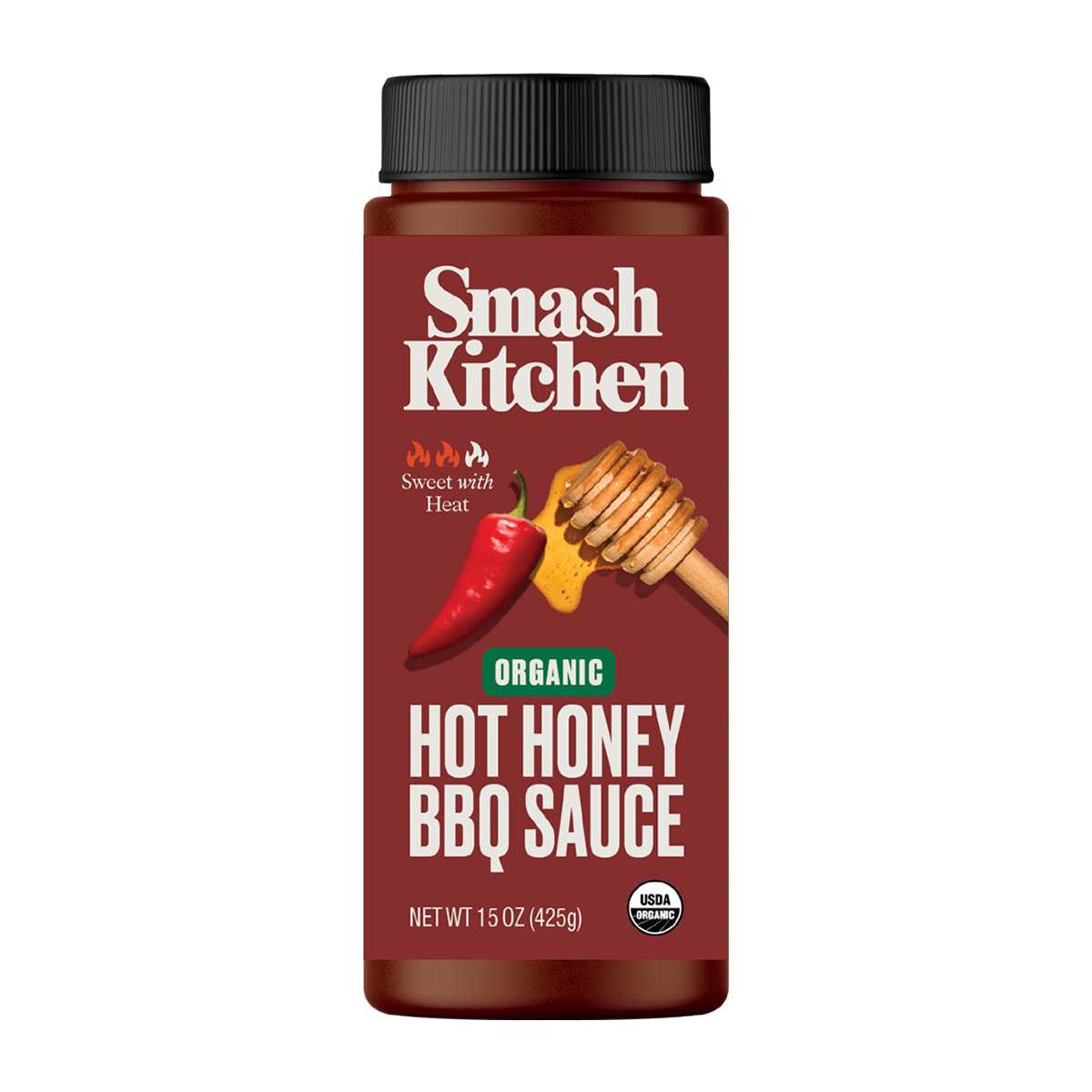 Smash Kitchen Organic Hot Honey BBQ Sauce