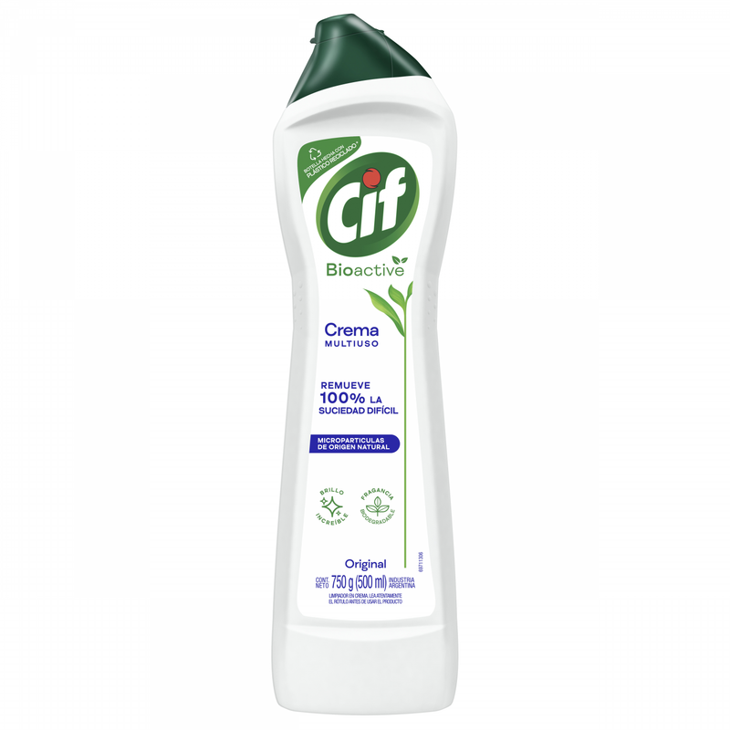 Imagen de Limpiador En Crema Cif Bioactive Original 750 Gr