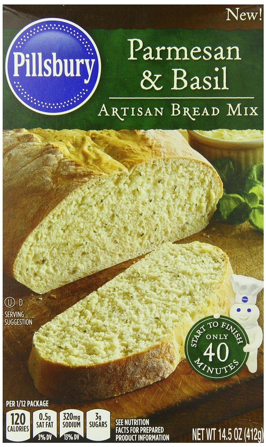 Parmesan & Basil Artisan Bread Mix, Parmesan & Basil