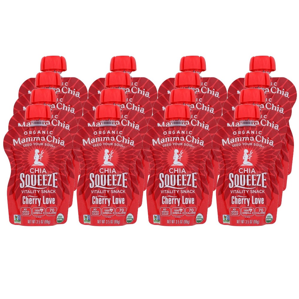 Photo of Mamma Chia Squeeze Vitality Snack, Organic, Cherry Beet