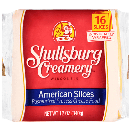 American Slices Pasteurized Process Cheese Food