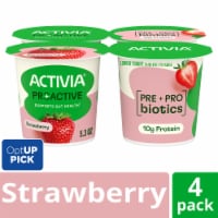 Activia Proactive Strawberry Low Fat Yogurt, 5.3 Oz — GTIN-14 ...