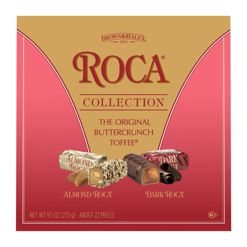 Almond, Dark Roca Original Buttercrunch Toffee Collection, Almond, Dark