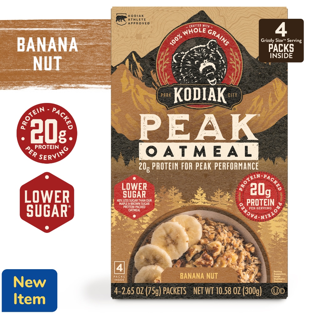 Photo of Kodiak Banana Nut Peak Oatmeal Packets
