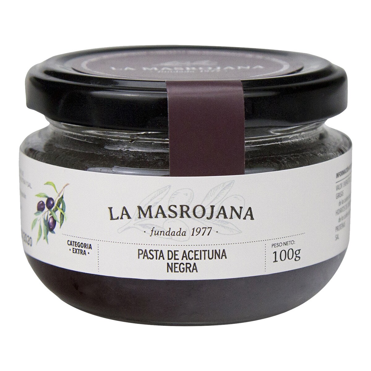 PATE OLIVA NEGRA MASROJANA 105 GR