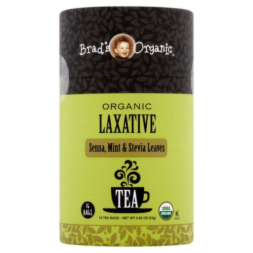 Organic Senna, Mint & Stevia Leaves Laxative Tea Bags, Senna, Mint & Stevia Leaves Laxative