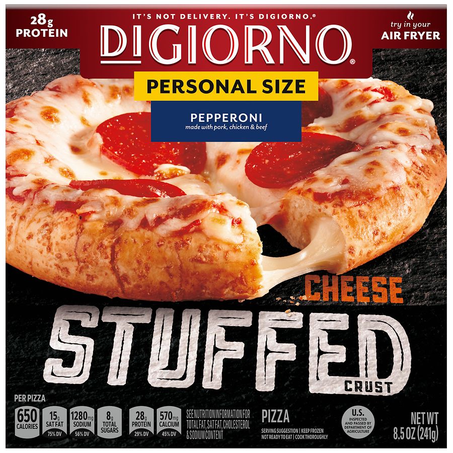 Photo of DiGiorno Personal Size Cheese Stuffed Crust Pepperoni Pizza