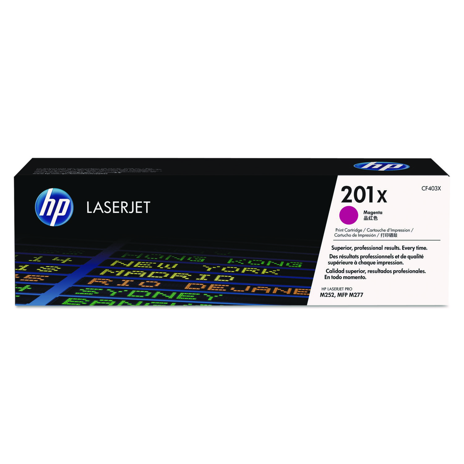 Photo of HP Inc. 201X High Yield Magenta Original LaserJet Toner Cartridge, ~2,300 Pages
