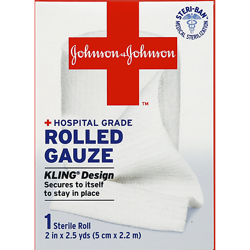 Johnson’s Rolled Gauze, Hospital Grade