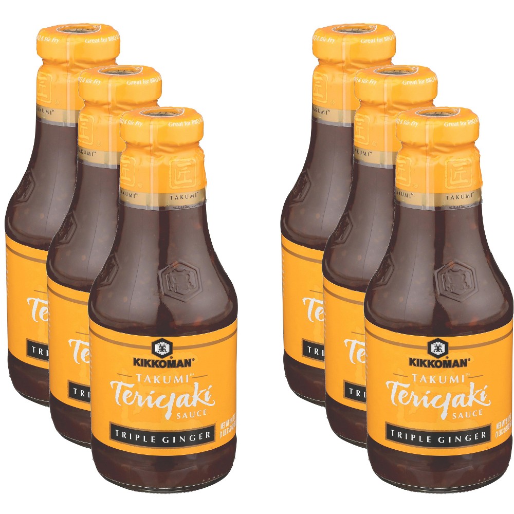 Photo of Kikkoman Takumi Teriyaki Sauce Triple Ginger - Case Of 6 - 19.5 Oz