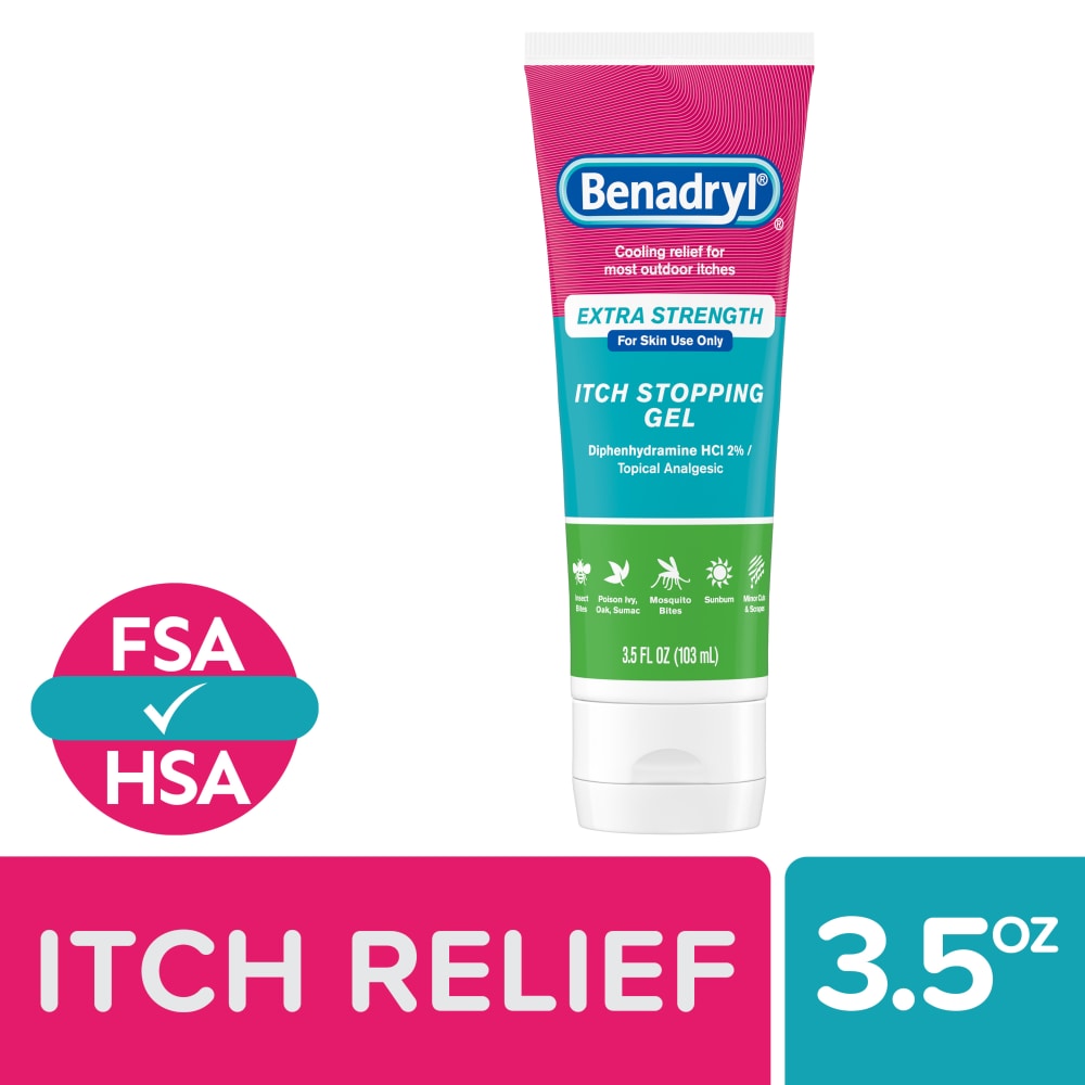 Benadryl Extra Strength Topical Analgesic Itch Stopping Gel