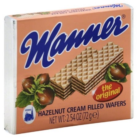 Manner Hazelnut Wafer, 2.54-Ounce