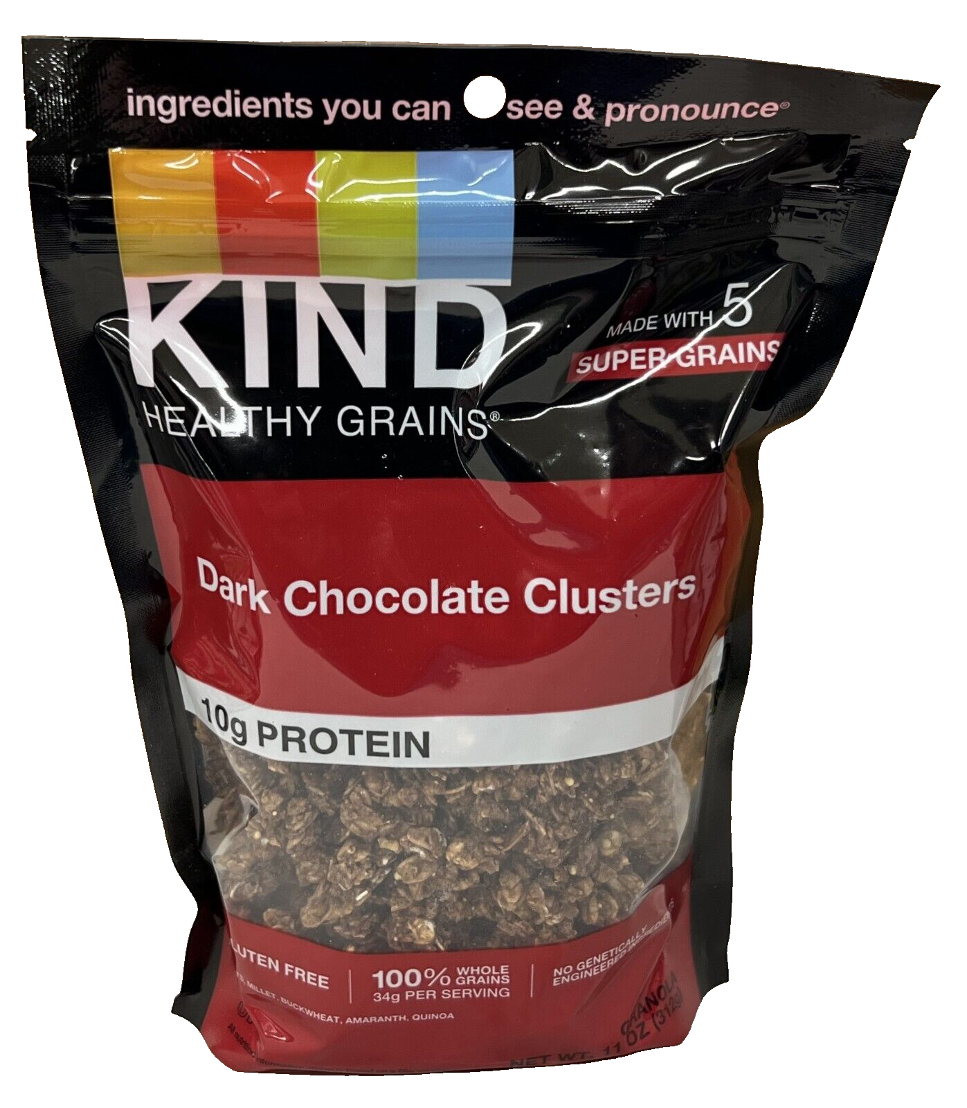 Photo of Kind Healthy Grains Dark Chocolate Whole Grain Clusters Granola